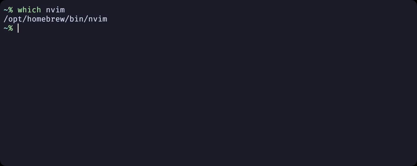 Which nvim