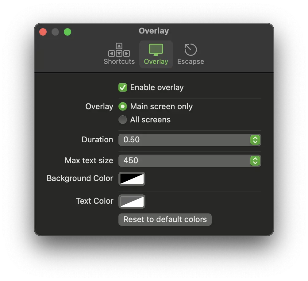 overlay